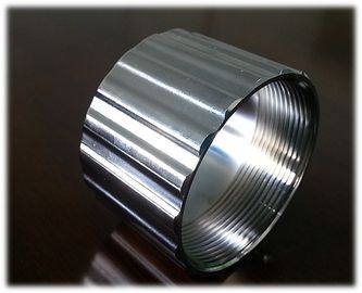 Indústria automóvel de alumínio altamente precisa chapeada cromo das peças de automóvel do CNC