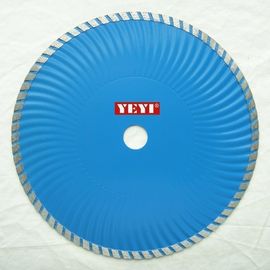 Lâmina da onda do turbocompressor do diamante de 12 polegadas para cortar o concreto, terraço, refratário