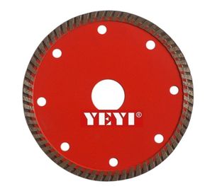 o diamante de 105mm viu o tipo aglomerado do turbocompressor das lâminas para o granito resistente do corte