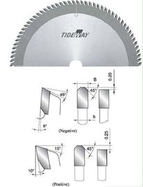 De serras circulares TCT axial do dente para o corte de esportes aço, plexiglás