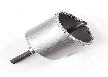 O metal do grande diâmetro do azulejo que corta o” furo 2-1/8 viu o cortador derrubado carboneto do furo