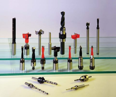 Ferramentas aborrecidas duráveis do aço carbono do ponto do ponto V de Brad do bocado de broca do TCT com tratamento térmico
