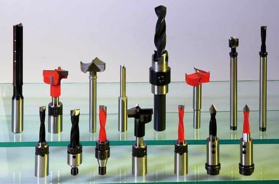 Ferramentas aborrecidas duráveis do aço carbono do ponto do ponto V de Brad do bocado de broca do TCT com tratamento térmico