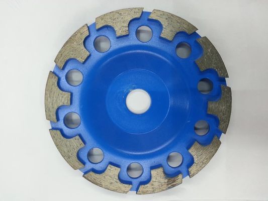 Mármore galvanizado OEM da roda de moedura do copo do diamante, roda de moedura concreta