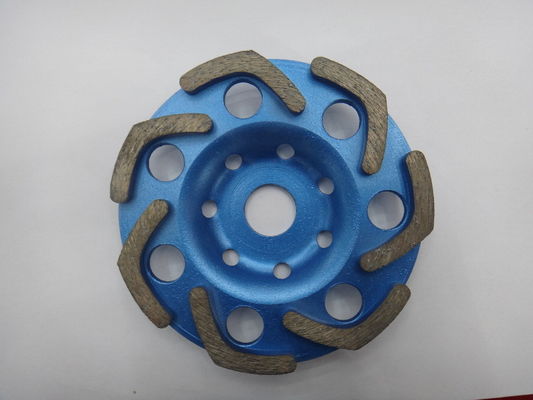 Mármore galvanizado OEM da roda de moedura do copo do diamante, roda de moedura concreta