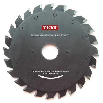 Lâmina de serra circular industrial do TCT de 100mm 120mm 125mm para o corte estratificado